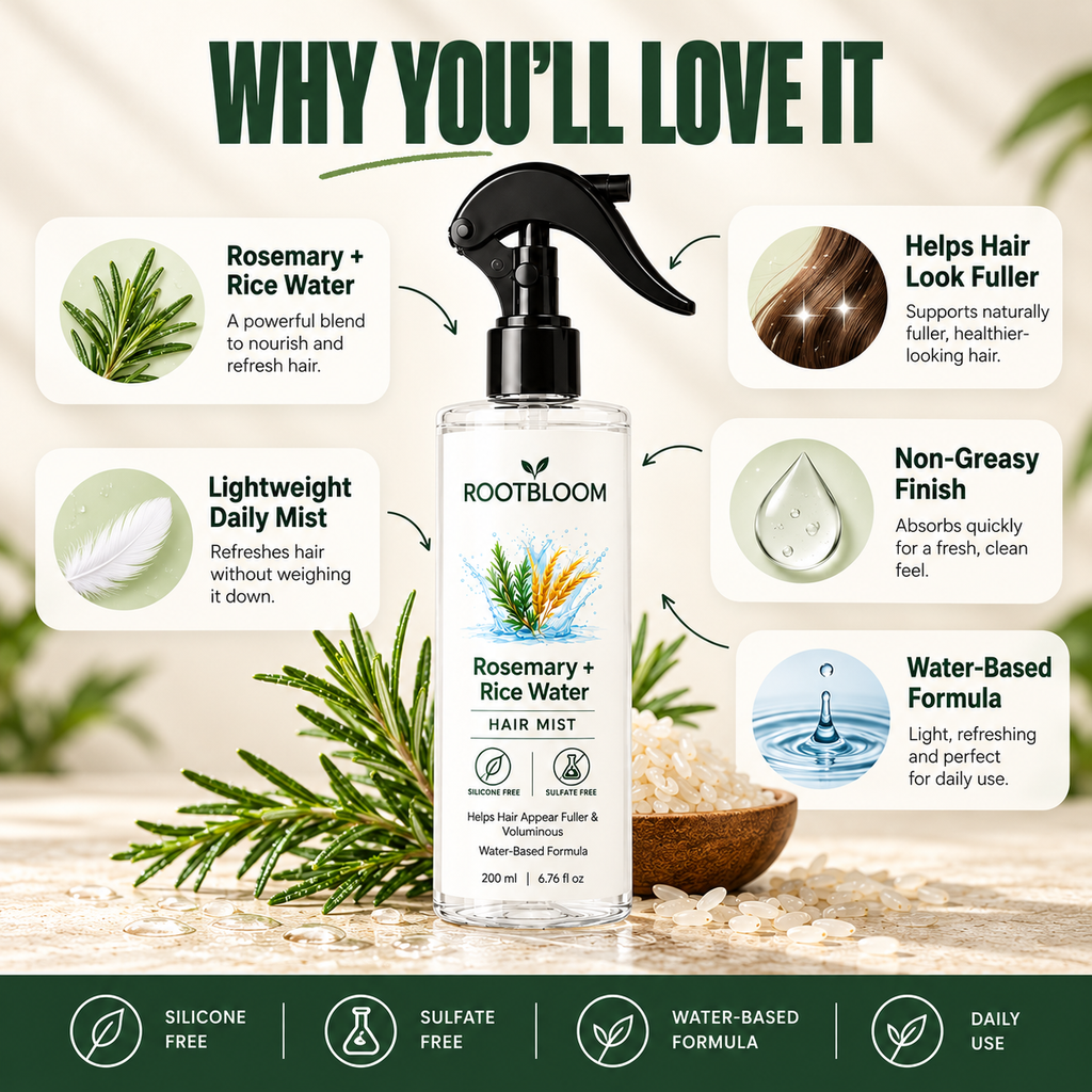 Rosemary & Rice Water Hair Mist
